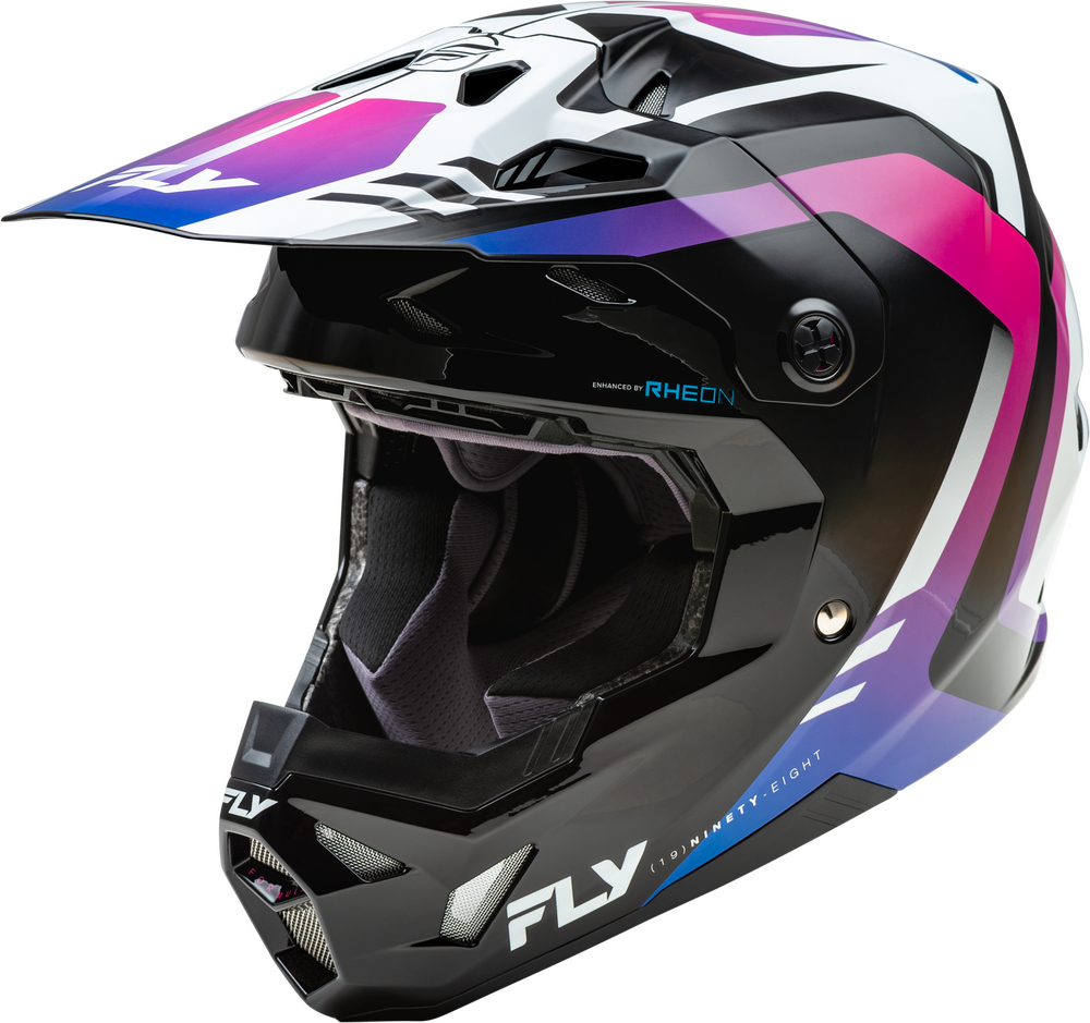 fly motorcycle helmets Formula S Carbon Solid Helmet White Sm It comes with Bluetooth 5.0 and paired with Fly Smart App for easy access Kinetic Verdict Helmet