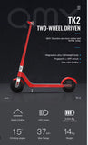 QMY TK2 Commuter Electric Scooter