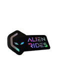 Alien Rides Reflective Stickers