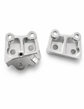 Talaria XXX Metal Foot Peg Brackets | CNC Upgrade Mounts (Black & Chrome)
