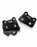 Talaria XXX Metal Foot Peg Brackets | CNC Upgrade Mounts (Black & Chrome)
