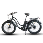 Costal Cruisers Fat Tire Step Thru 26x4 - 52v Beach Cruiser Electric Bike