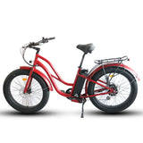 Costal Cruisers Fat Tire Step Thru 26x4 - 52v Beach Cruiser Electric Bike