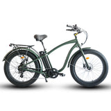 Costal Cruisers Fat Tire Step Over 26x4 - 52v Beach Cruiser Electric Bike