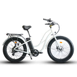 Costal Cruisers Fat Tire Step Thru 26x4 - 52v Beach Cruiser Electric Bike