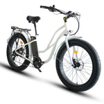 Costal Cruisers Fat Tire Step Thru 26x4 - 52v Beach Cruiser Electric Bike