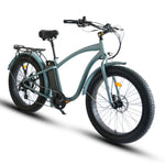 Costal Cruisers Fat Tire Step Over 26x4 - 52v Beach Cruiser Electric Bike