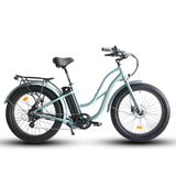 Costal Cruisers Fat Tire Step Thru 26x4 - 52v Beach Cruiser Electric Bike