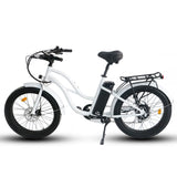 Costal Cruisers Step Thru 24x3 - 52v Beach Cruiser Electric Bike