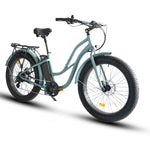 Costal Cruisers Fat Tire Step Thru 26x4 - 52v Beach Cruiser Electric Bike