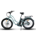 Costal Cruisers Fat Tire Step Thru 26x4 - 52v Beach Cruiser Electric Bike