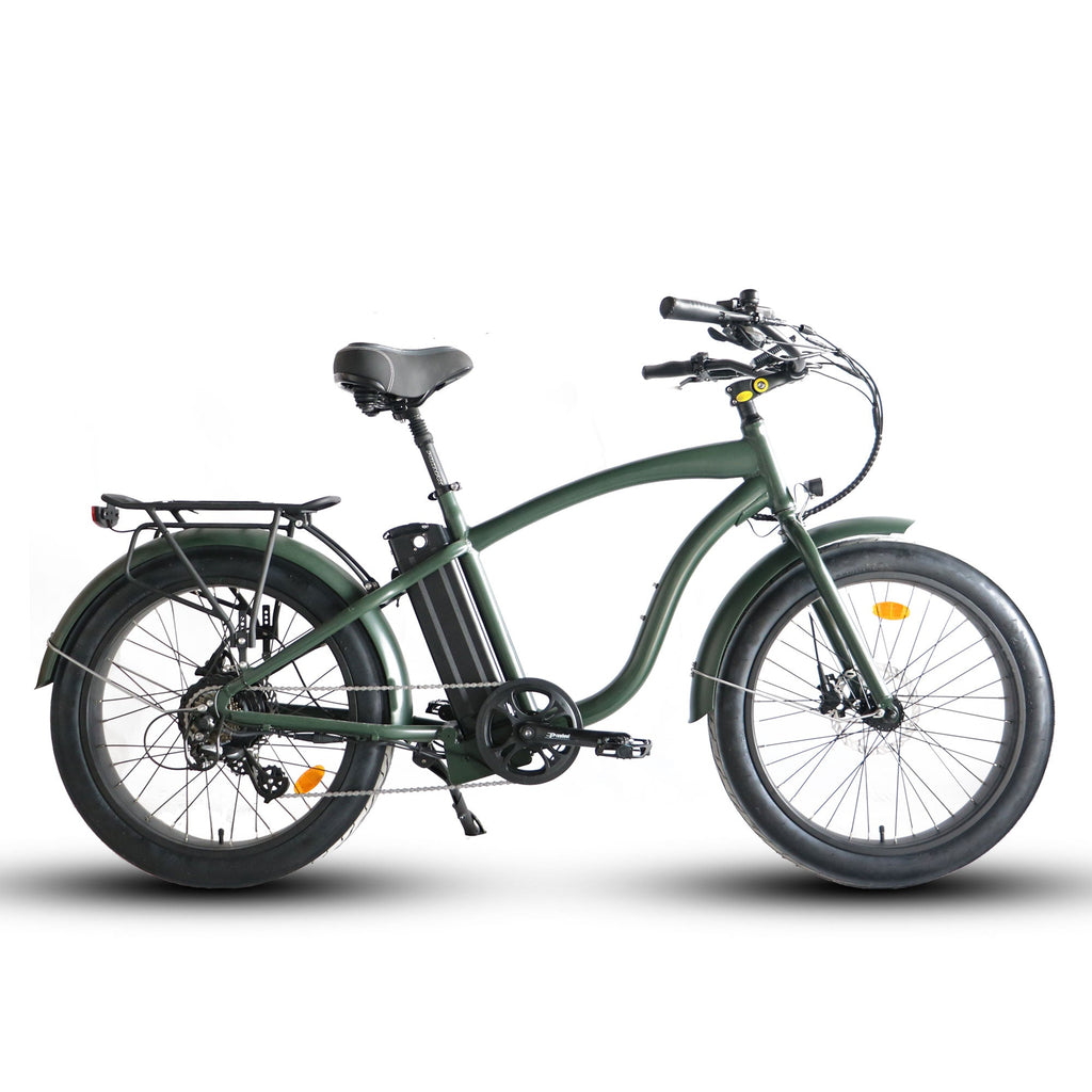 Coastal Cruisers Step Over 24x3 - 52v Beach Cruiser Electric Bike Alien Rides Coastal Cruisers Step Over 24x3 - 52v Beach Cruiser Electric Bike Alien Rides