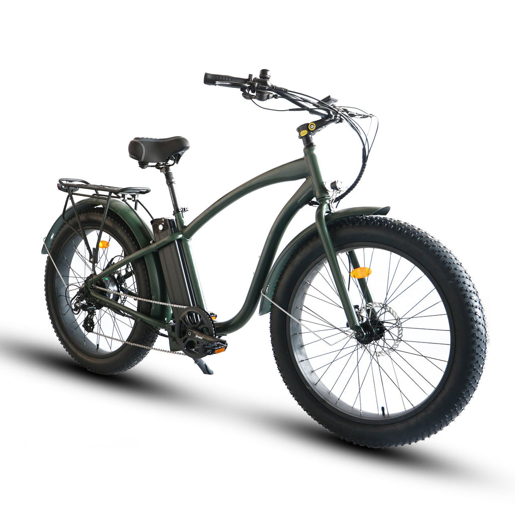 e bike beach cruiser pedelec Fat Tire Step Over 26x4 - 52v Beach Cruiser Electric Bike