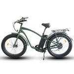 Costal Cruisers Fat Tire Step Over 26x4 - 52v Beach Cruiser Electric Bike