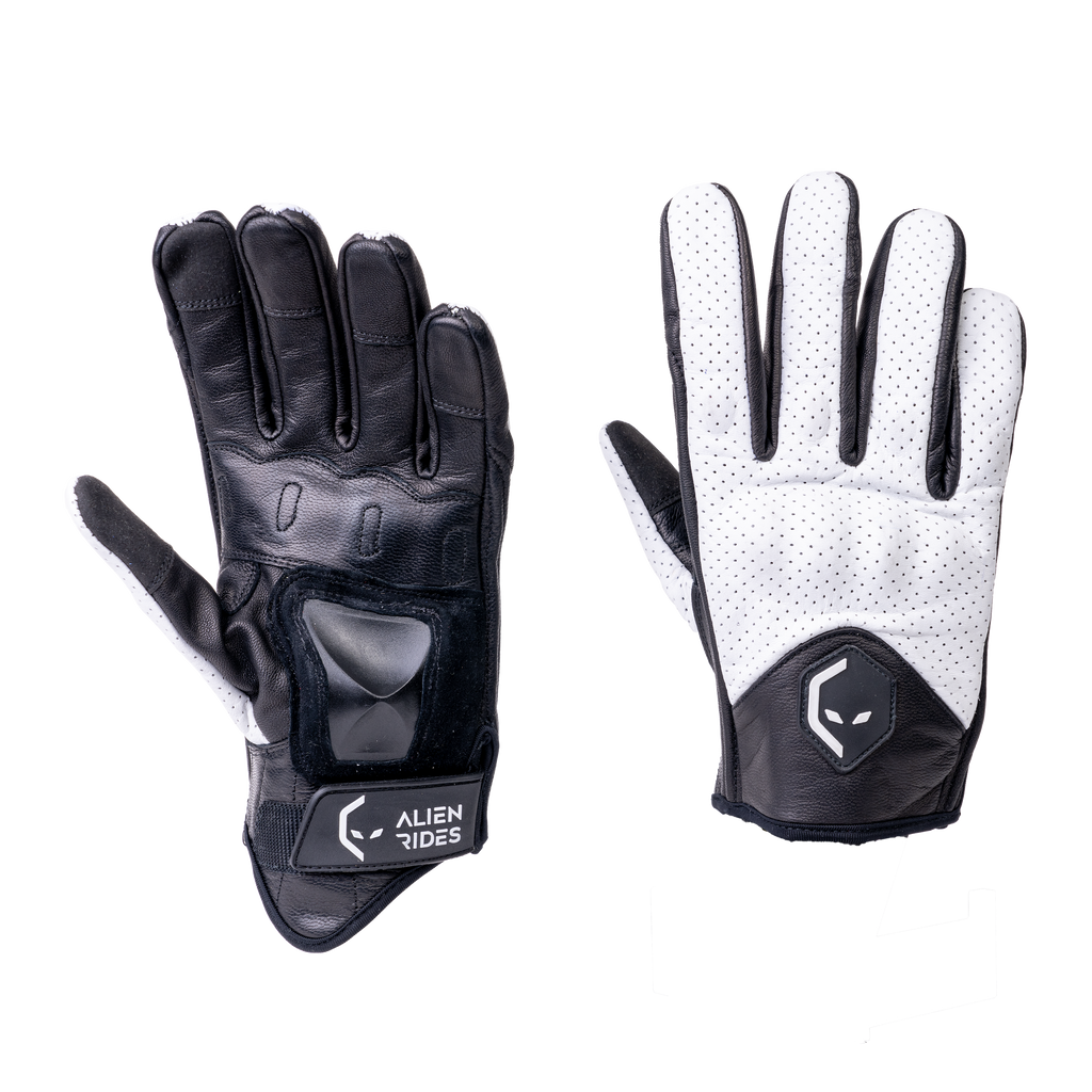 e scooter handschuhe Alien Rides Kevlar Leather Gloves with Crash Protection