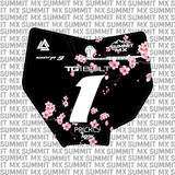 Cherry Blossom Number Plate Decal