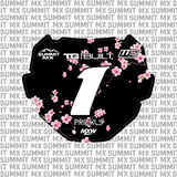Cherry Blossom Number Plate Decal