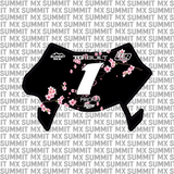 Cherry Blossom Number Plate Decal