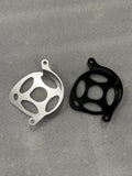 Surron Ultra Bee Metal Motor Cover | CNC Upgrade Replacement (Black & Chrome)