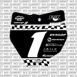 Finish Line Number Plate Decal