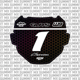 Hex Number Plate Decal