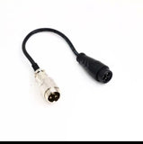 Charger Socket Adapter for Dualtron Electric Scooter To Switch Old GX16 3-Pin To New Plug MINIMOTORS Transfer Cable Accessories