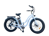 Coastal Cruiser - 750w Fat Tire Cruiser Step Thru 26x4 Electric Bike