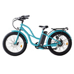 Costal Cruisers Step Thru 24x3 - 52v Beach Cruiser Electric Bike