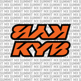 KYB Fork Tube Decal