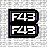 Sirris "F43" Fork Decal