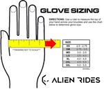 Alien Rides Kevlar Leather Gloves with Crash Protection