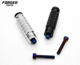 Titanium Style Foot Lock Bolts – Blue Anodized Lightweight Motorcycle / E-Moto Hardware