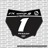 Vertex Number Plate Decal