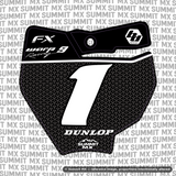 Vertex Number Plate Decal