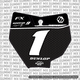 Vertex Number Plate Decal